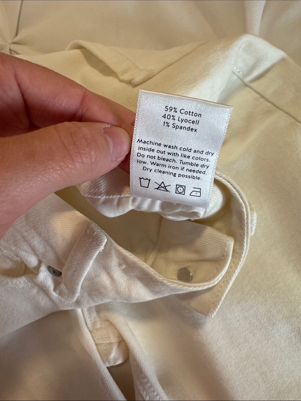 Wide Leg cream white NWT - Picture 7 of 8